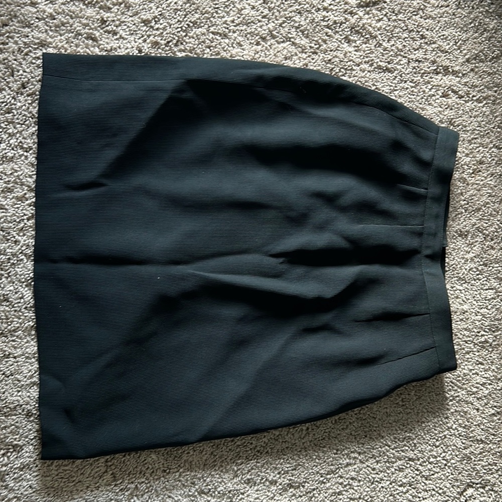 Black pencil skirt